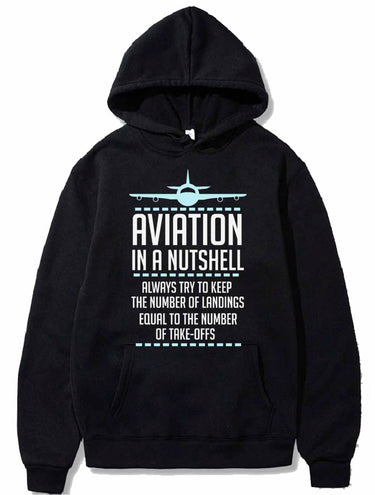 Aviation In A Nutshell Funny ATC Pilot Gift PULLOVER THE AV8R